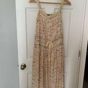 Silk dress. Peruvian Connection.